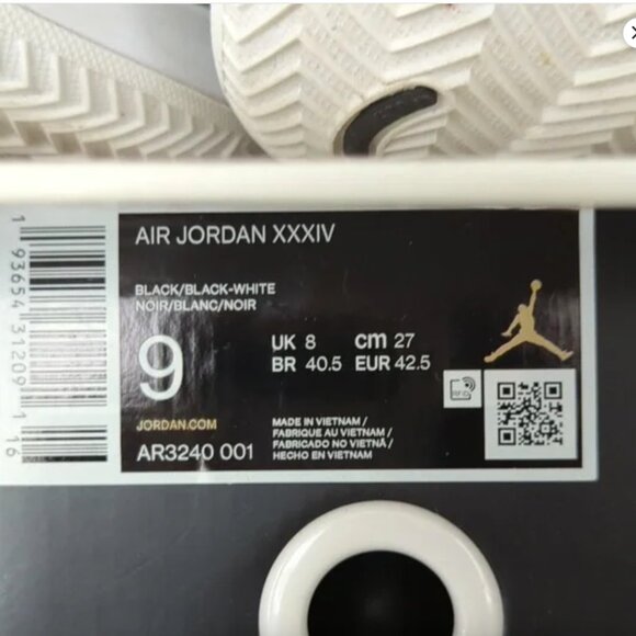 Air Jordan XXXIV - Pristine condition - Picture 3 of 7